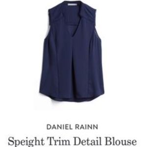 Daniel Rainn Speight Trim Detail Blouse